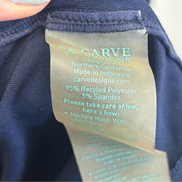 Carve Designs Navy Midnight Blue Swim Coverup - Picture 10 of 15